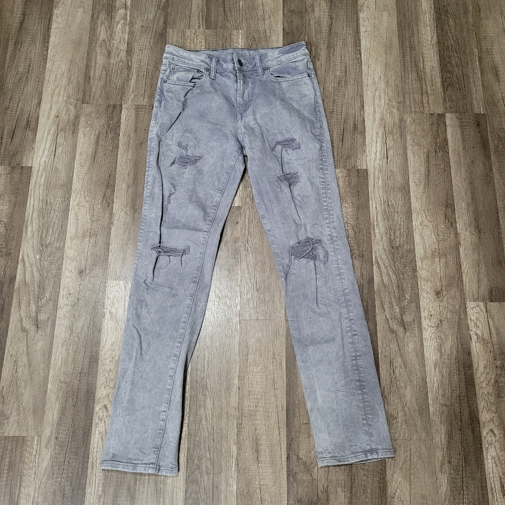 American Eagle Airflex Distressed Slim Jeans - image 2